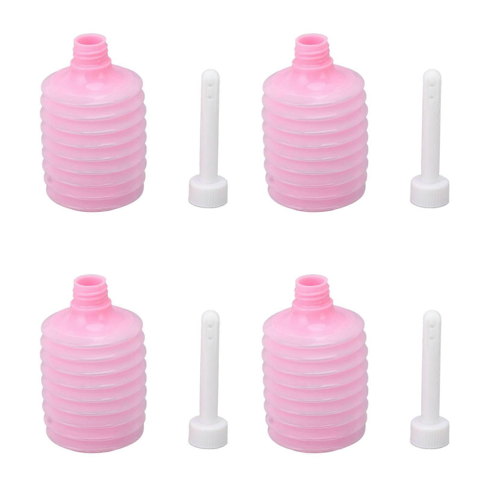 10 قطع 200 مل حقنة شرجية لمبة نضح مهبلي نضح شرجي حقنة شرجية زجاجة ماء حقنة شرجية يمكن التخلص منها قضيب وردي