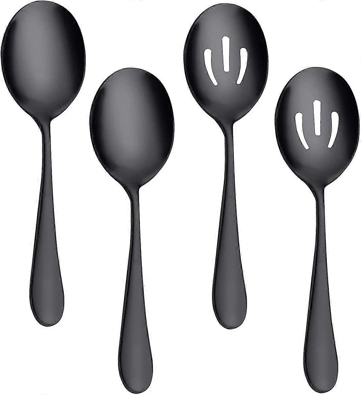 Serving Spoons X 2, Slotted Spoons X 2, 8.7inch Utility Advanced Performance Gift
