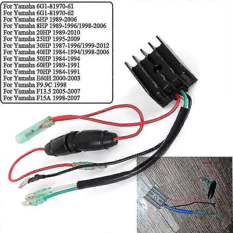 Regulator Rectifier For Honda Outboards & Engines - Fits 6HP, 8HP, GXV390, GX610, EM6000 Models, Direct Replacement