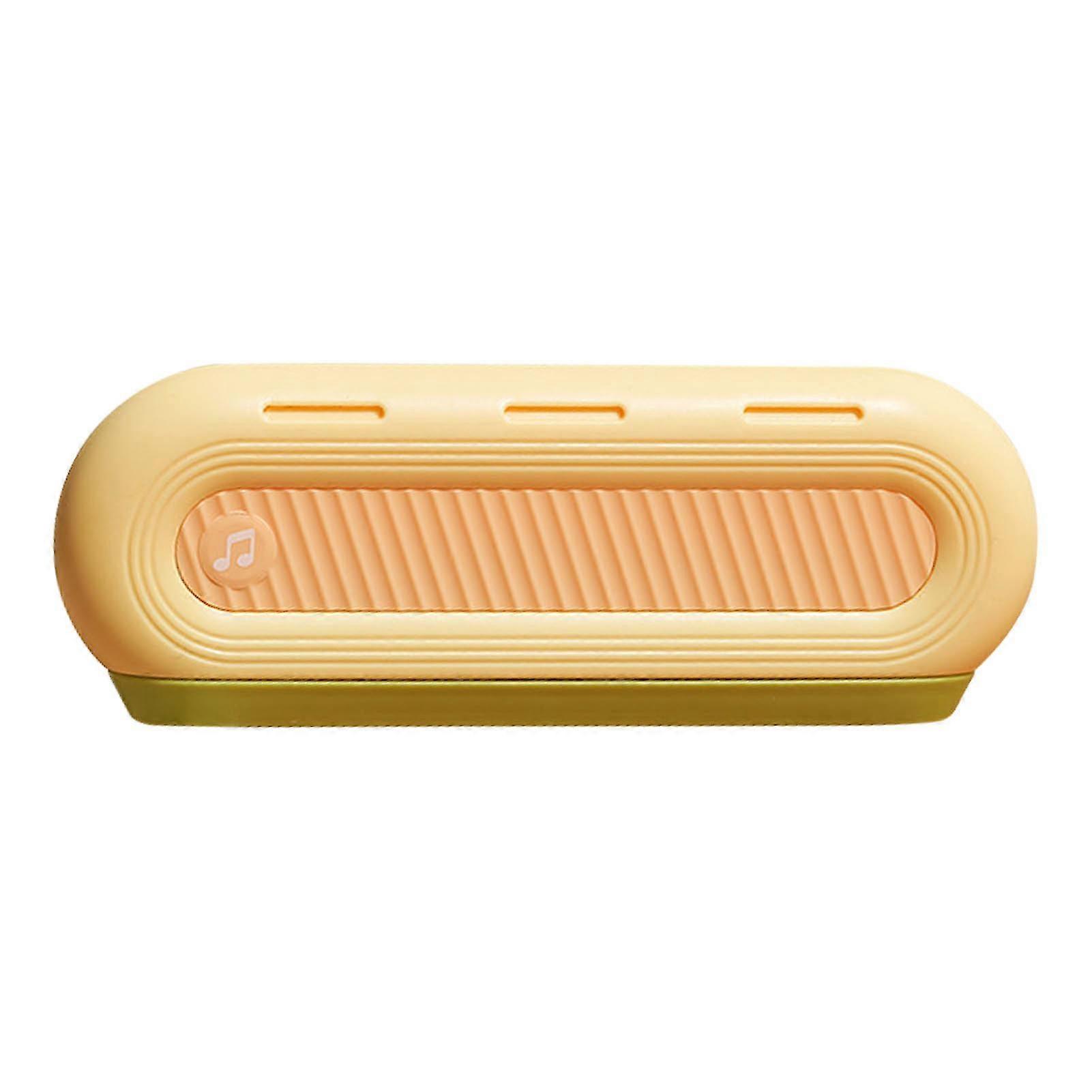 16 Holes Kids Harmonica Key of C, Odourless and Washable, Rounded Corner, Yellow - Perfect for Education and Home School