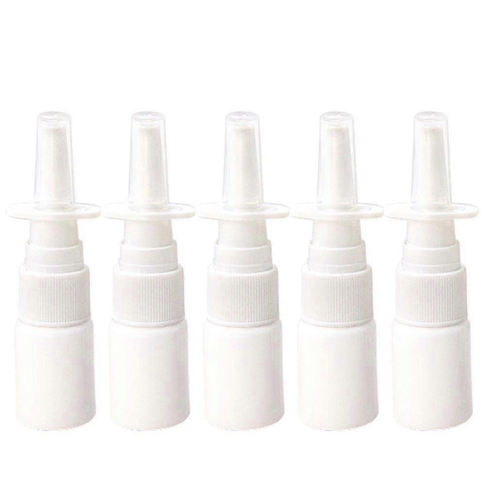 10pcs 10ml 스프레이 병 리필 가능한 플라스틱 미스트 코 비강 분무기