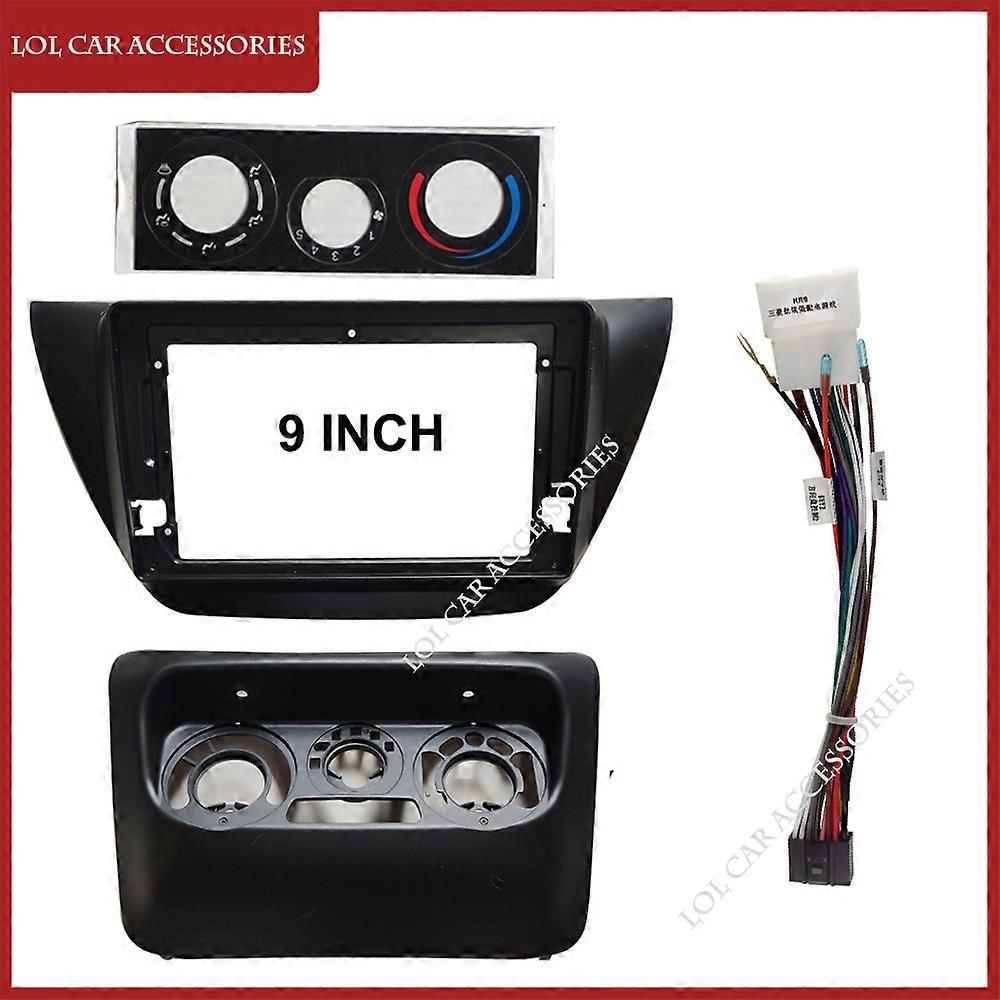 9 Inch Fascia For MITSUBISHI Lancer IX 2005-2008 Car Radio Stereo GPS MP5 Android Player 2Din Head Unit Install Panel Dash Frame