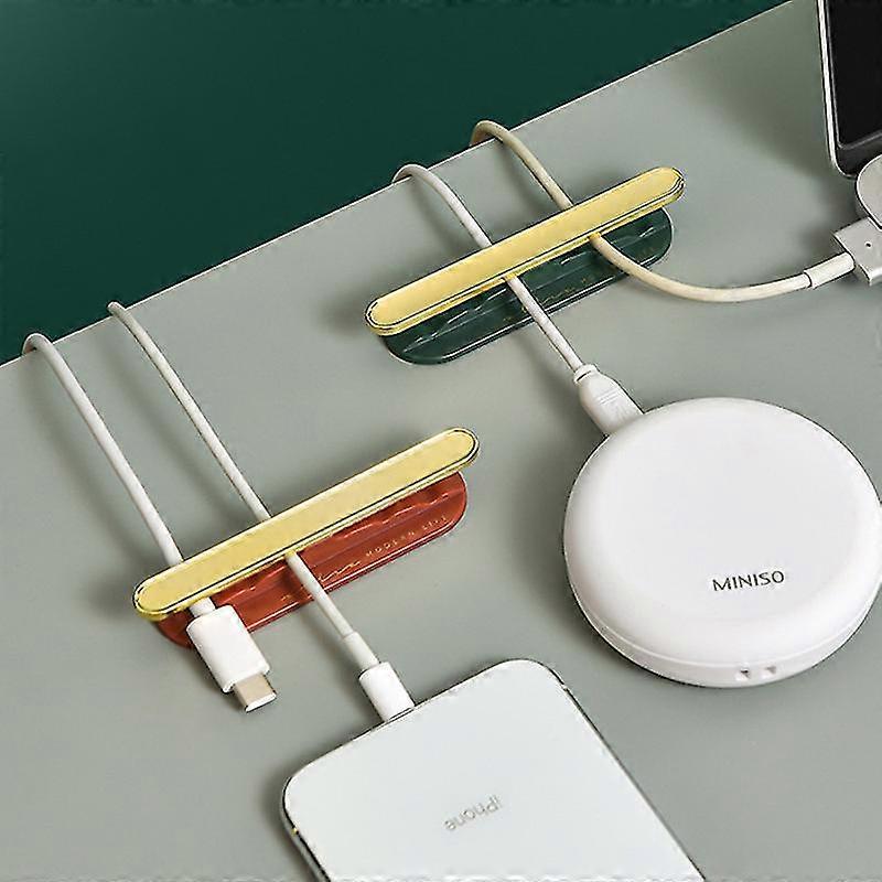Evago Cable Holder Clips Desktop Cable Organizer, With Hook Holder, Self-adhesive Free Punching, Fixed Cable Organizer With Socket, Reelable Cable Des