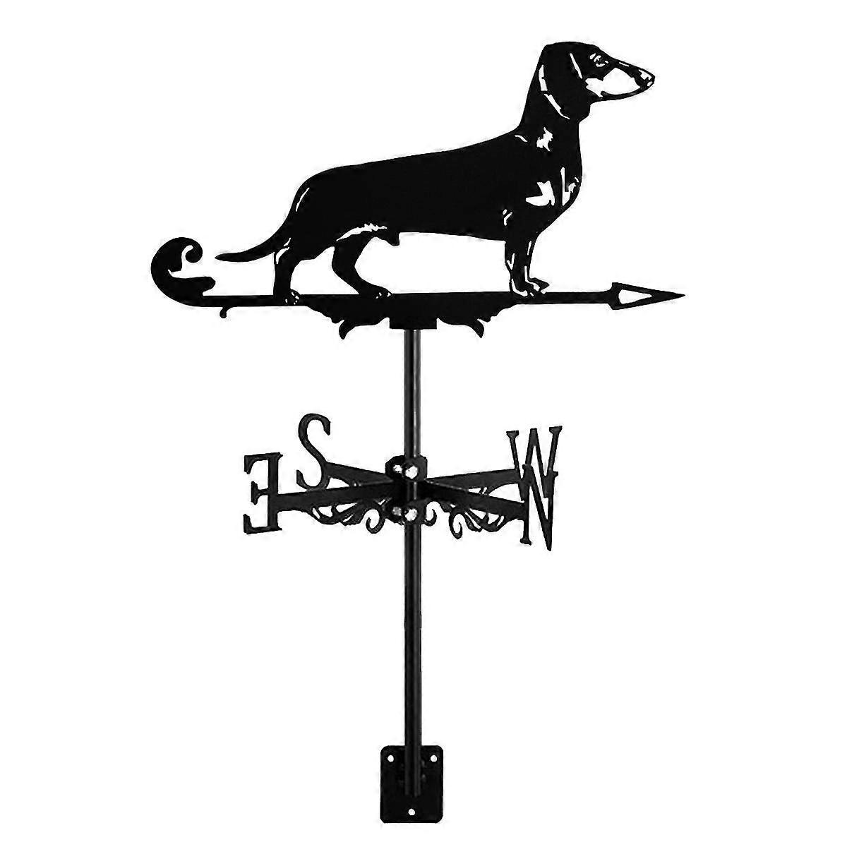 金属製動物風見鶏スタンディングデコレーションルーフウェザーベーンガーデンヤードデコレーション屋外ファームヤード用