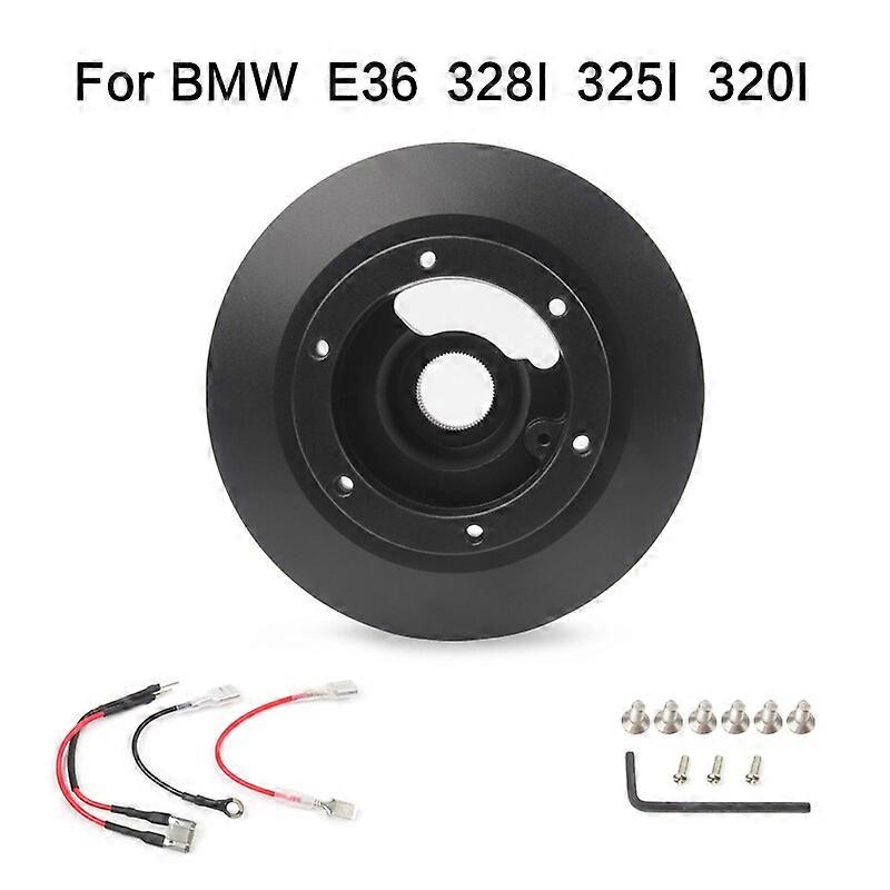 gogo Short Boss Kit Hub Adapter Steering Wheel Hub Kit For BMW E36 328I 325I 320I 323I Vehicle Steering Wheel Covers