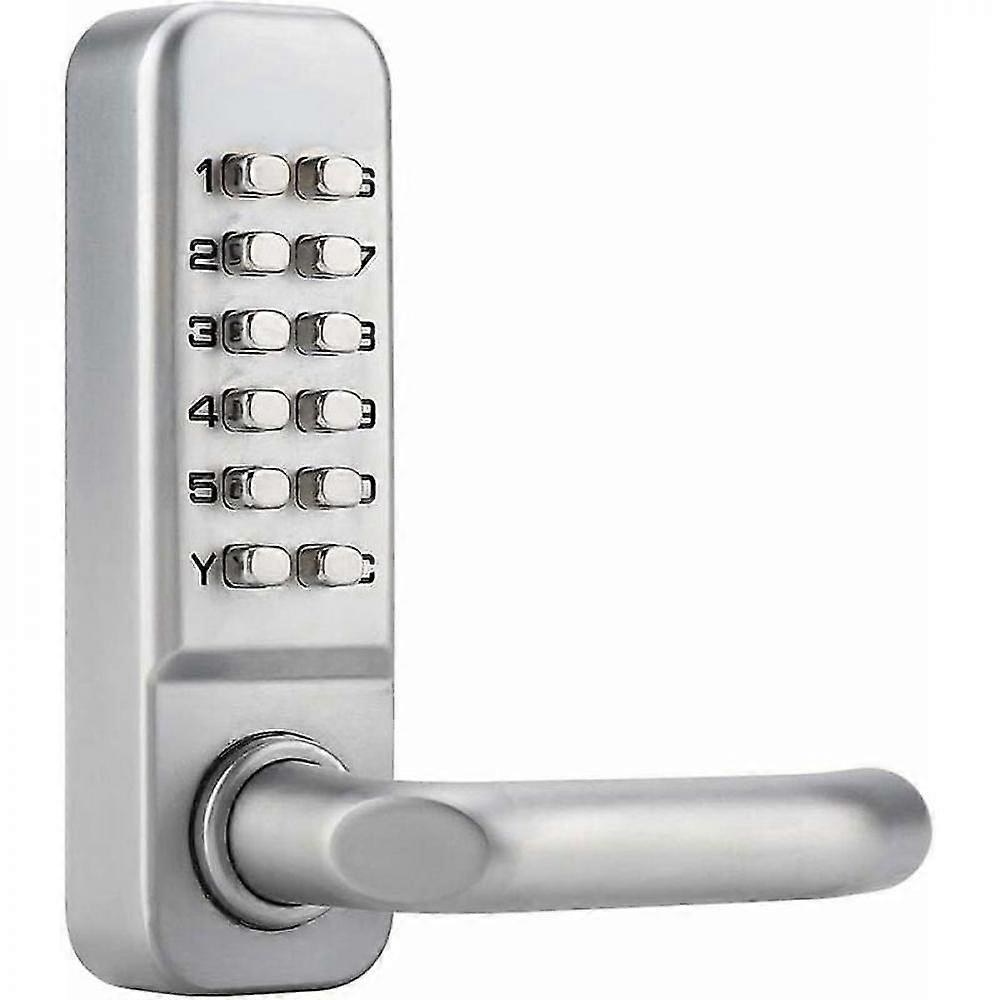 waterdicht mechanisch codeslot, 1-11-cijferige codecombinatie beveiligingswachtwoord gecodeerd slot sleutelloze mechanische combinatie deurslot compatibel houten O