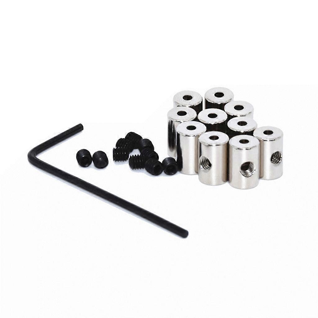 10Pcs Brooch Pin Safe Keepers Pin Locks Locking Pin Backs With Wrench Tools