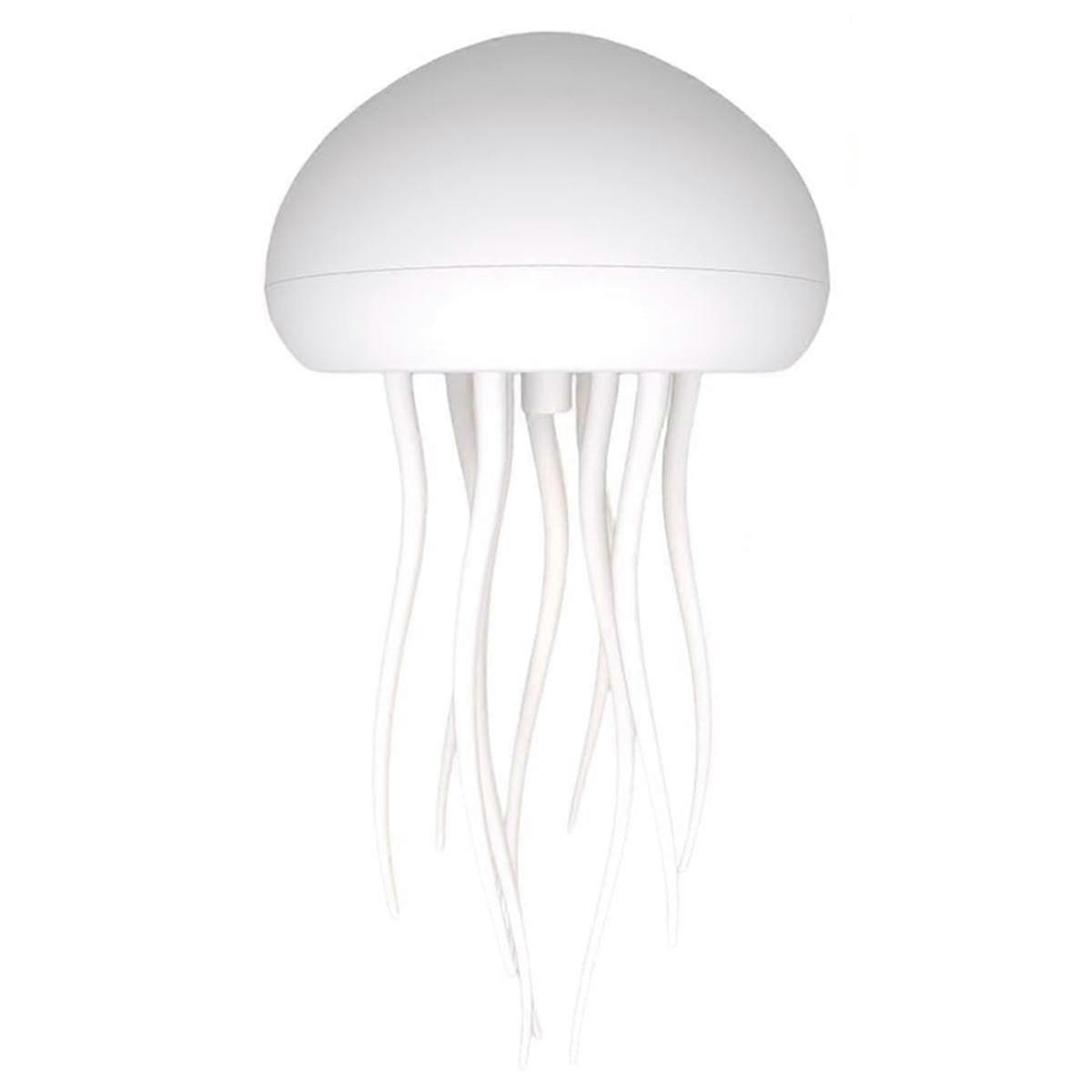 Jellyfish Lamp, Voice Control Jellyfish Lamp with Dancing Legs, RGB Gradient Jellyfish Bedside Lamp