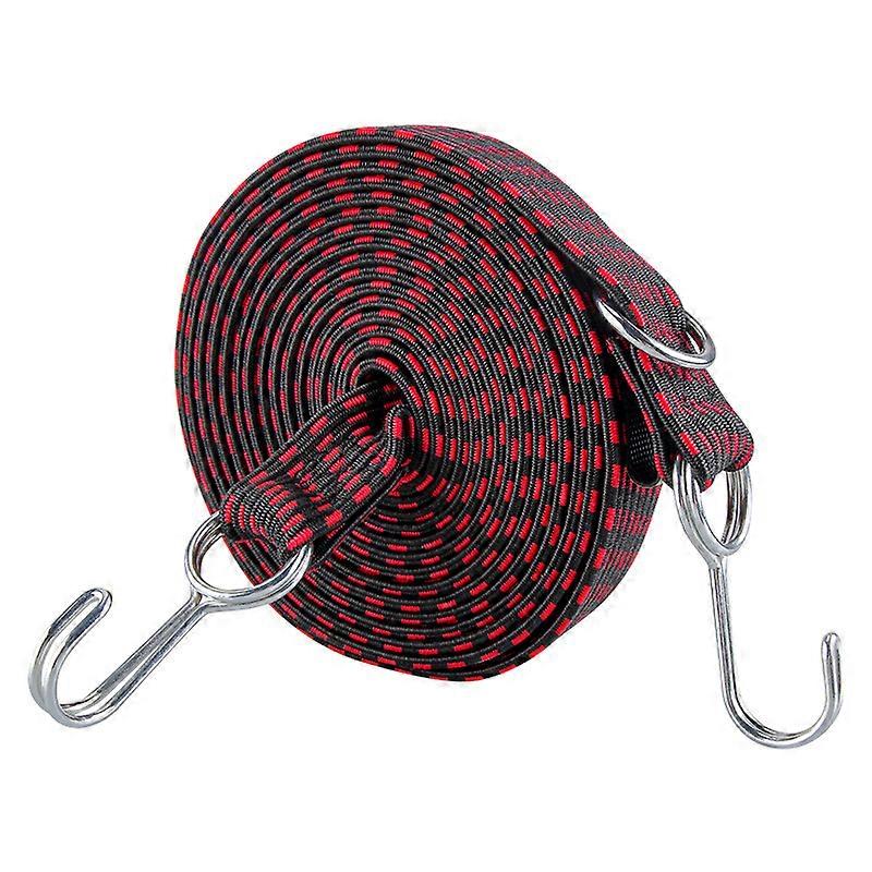 2 Pcs Bungee Cords with Hooks Heavy Duty, Premium Elastic Luggage Bungee Straps, 2M