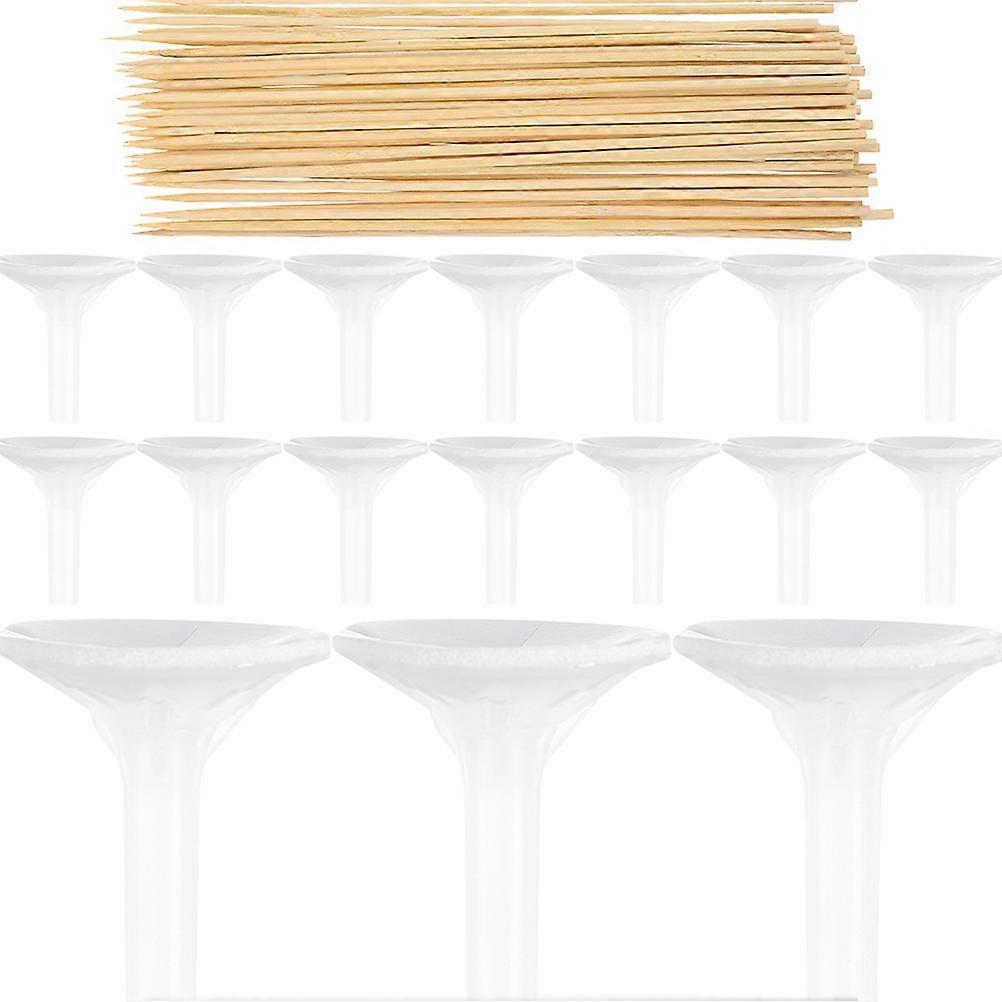 90セットキャンディー包装紙キャンディースタンドセットブーケホルダーデザートスタンドキャンディースティックチョコレートトリュフカップ