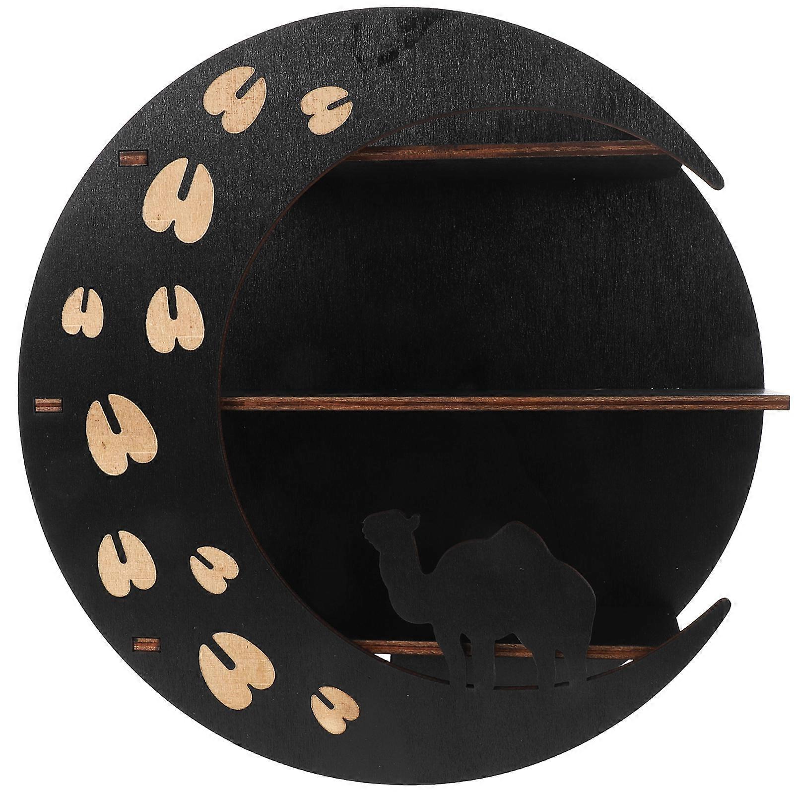 Moon Shape Crystals Wall Mounted Display Stand Moon Shape Crystal Walls Mounted Display Stand