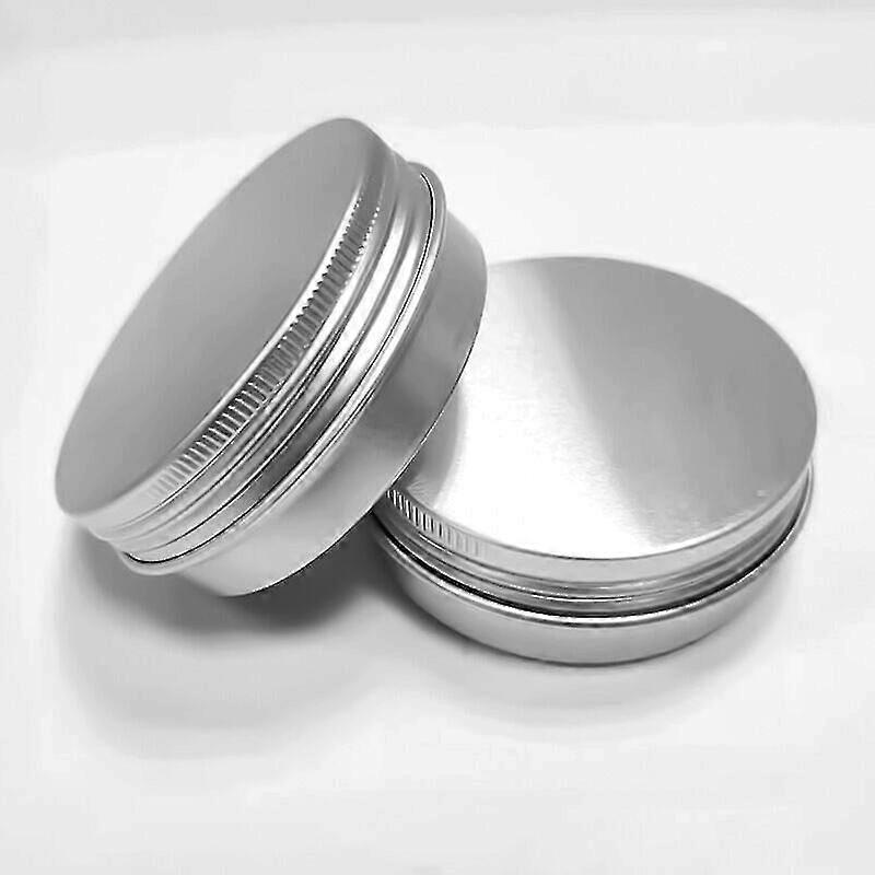 10 Pieces Empty Sample 10ml Aluminum Jars Empty Cosmetic Container Small Round Travel Tin Tin with Mini Spatula for Makeup, Cream, Lip Balm(Gold)