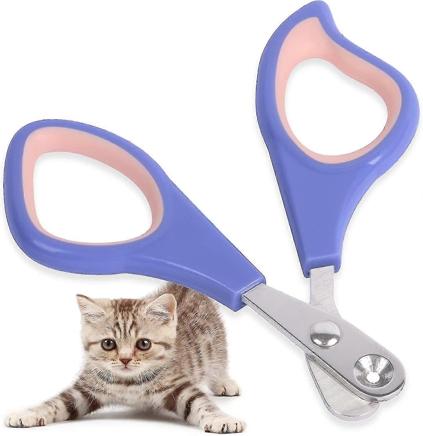 Cat Nail Clippers, Pet Claw Scissors With 2mm Positioning Hole, Pet Nail Clippers For Small Animals, Non-slip