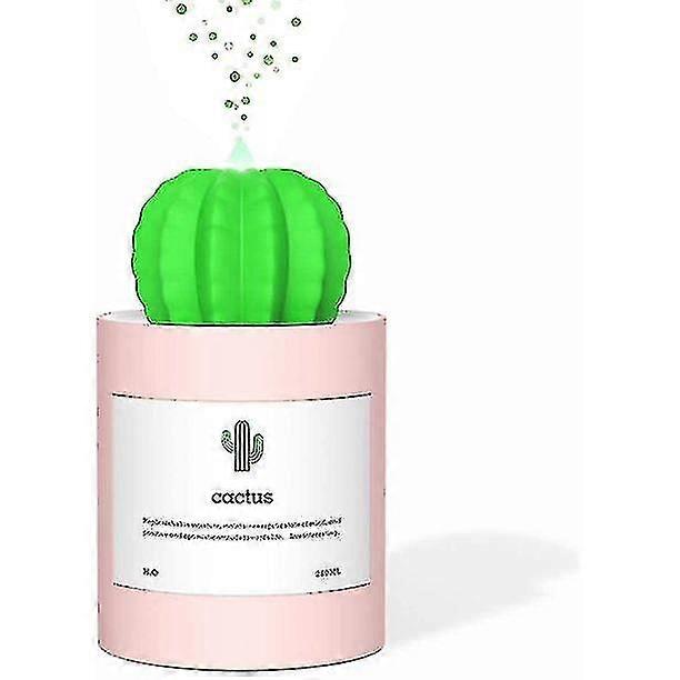 Usb Mist , Mini Size Cactus For Bed Home Car 280ml 50ml/h