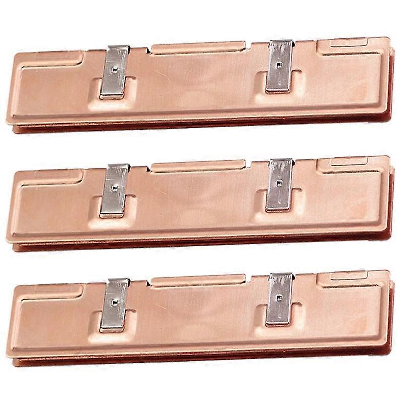 3X Pure Copper RAM Heatsink Radiator for Ram DDR3 Memory Cooler Cooling Heat Sink Desktop Memory Ra