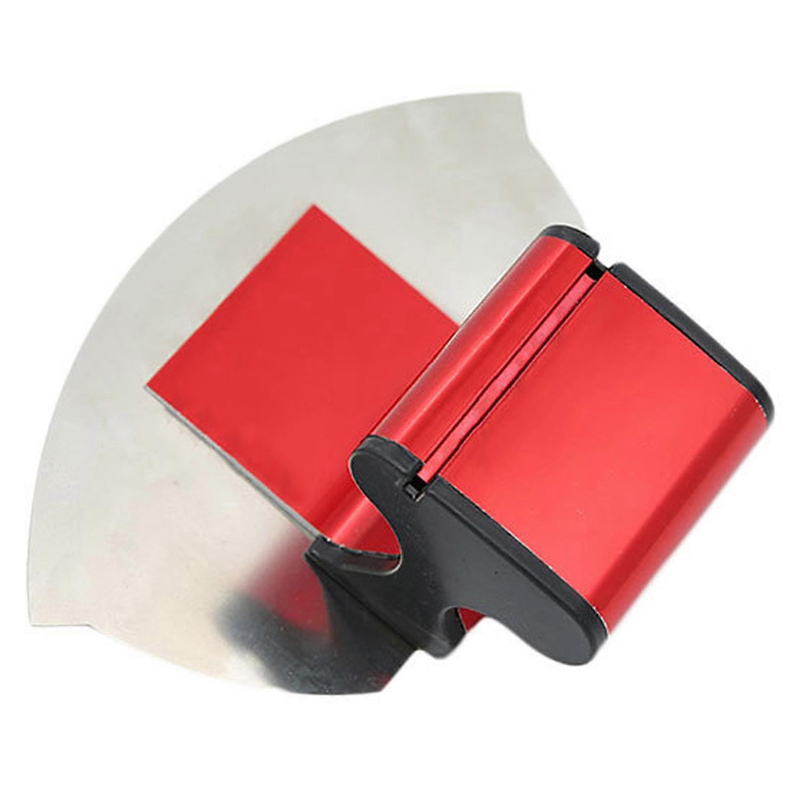 Drywall Finishing Blade with Ergonomic Grip and Replaceable Inserts - Stainless Steel