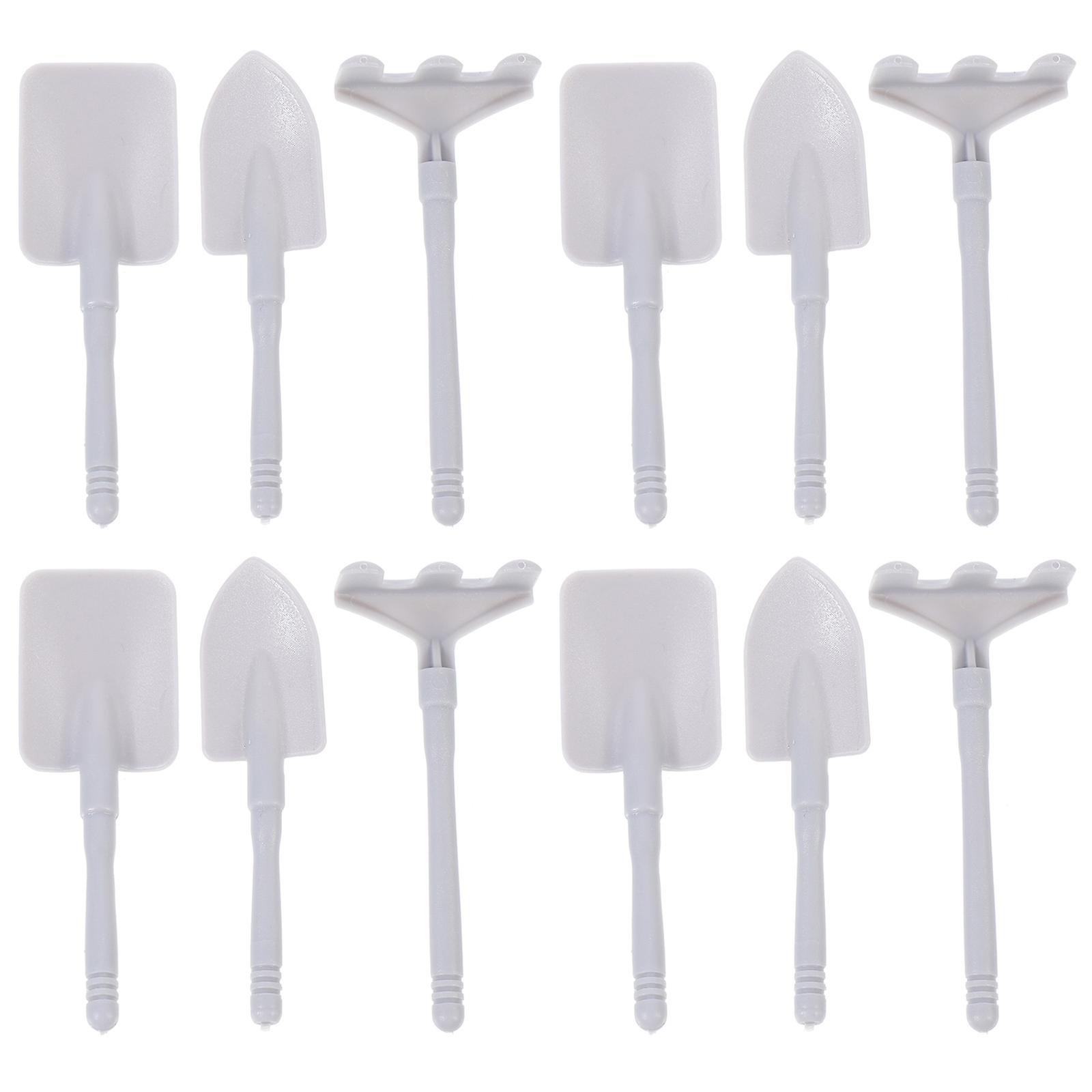 60 Pcs Miniature Toys Fairy House Miniature Gardening Tool Toy Mini Beach Shovel Hand Planting Tool Girls
