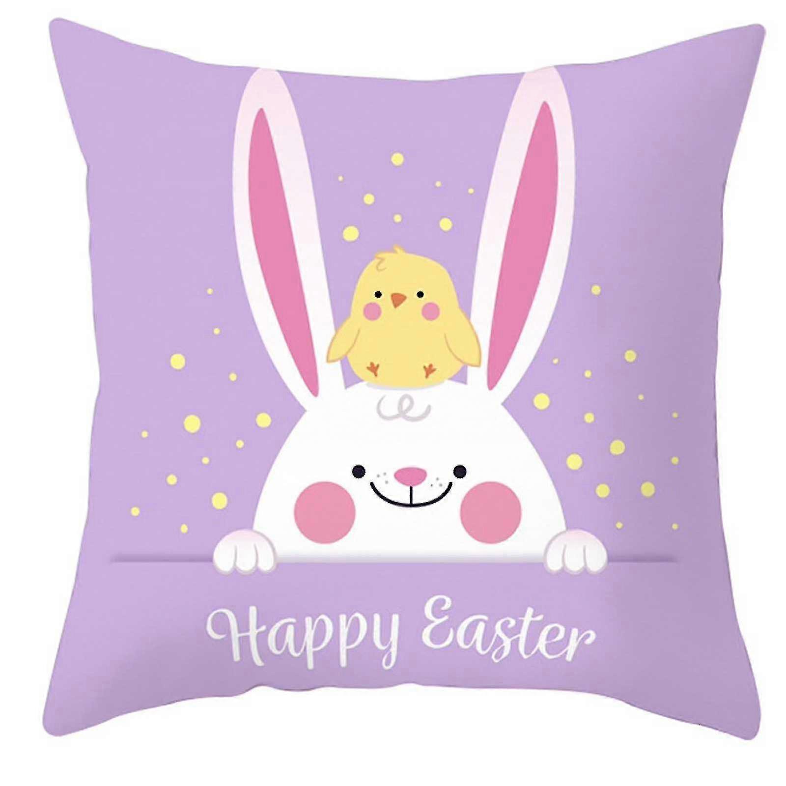Easter Faceless Doll Pillow Case Sofa Throw Cushion Cover Home Decor