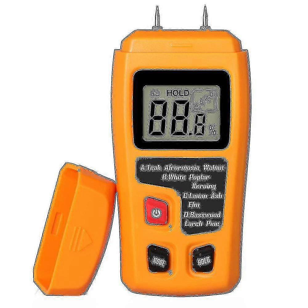 Wood Moisture Meter 0-90% Damp Meter Black