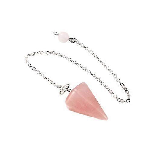 Natural  Pink Crystal Pendant