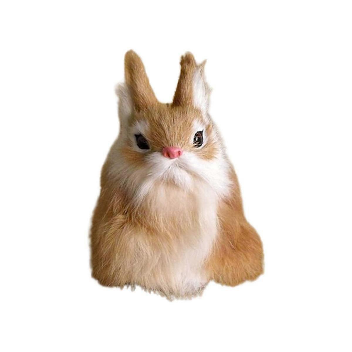 Cute Imitation Bunny Window Decoration Artificial Statue Dining Table Decoration in Easter Restaura