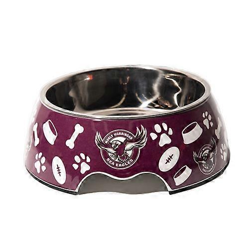 MANLY SEA EAGLES مرخص رسميا لدوري الرجبي الوطني Durable Pet Bowl