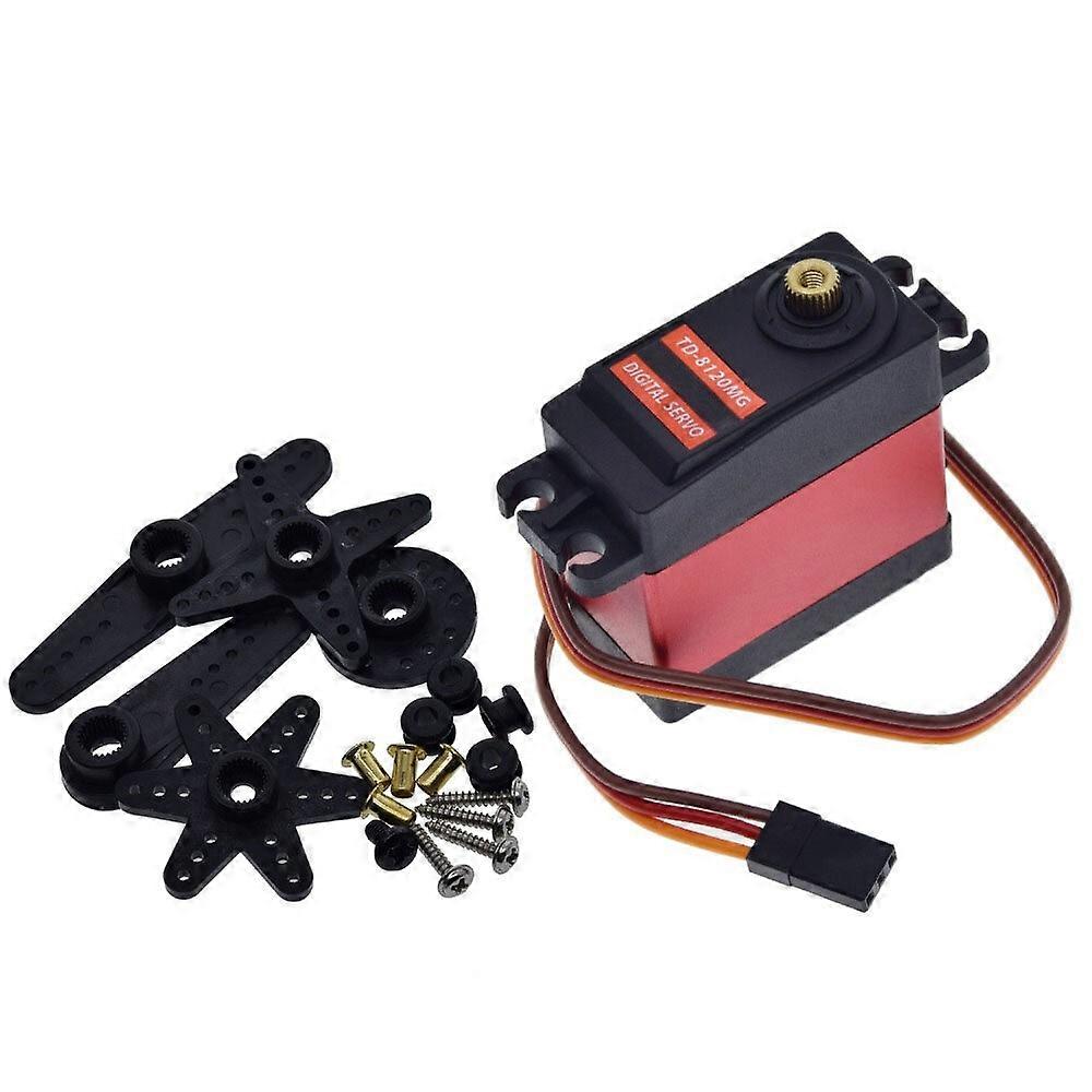 TD-8120MG Waterproof Metal Gear Digital Servo with 20KG High Torque 180Angle for RC Remote Control C