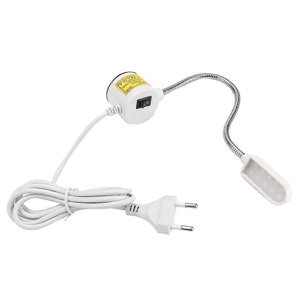 10pcs LED Sewing Machine Working Light Adjustable Magnetic Base Table Lamp EU 110-265V