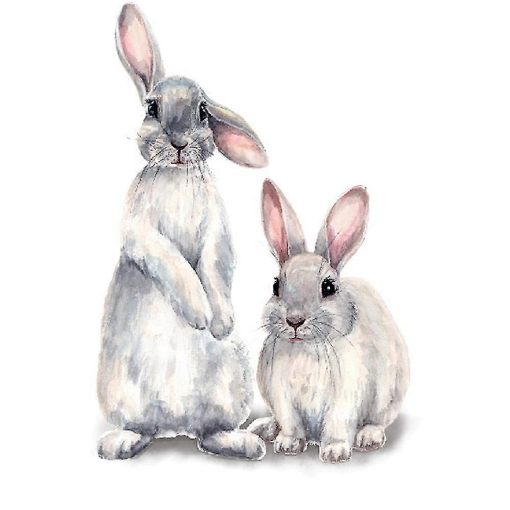Wall Stier Two Cute Rabbits Removable Wall Stier For ldren's Room e Decor,8774