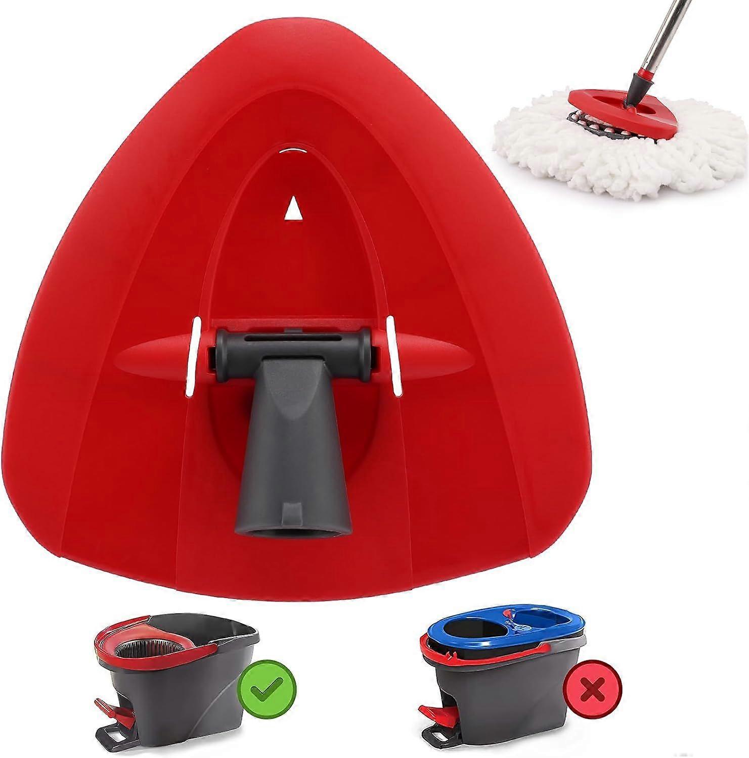 Spin Mop Head Base Kompatibel med Vileda Turbo Mopp, Triangulär Spinning Mop Head Disc för Turbo EasyWring Mop 1-Tank System, Plast Mopp Bas Mopp