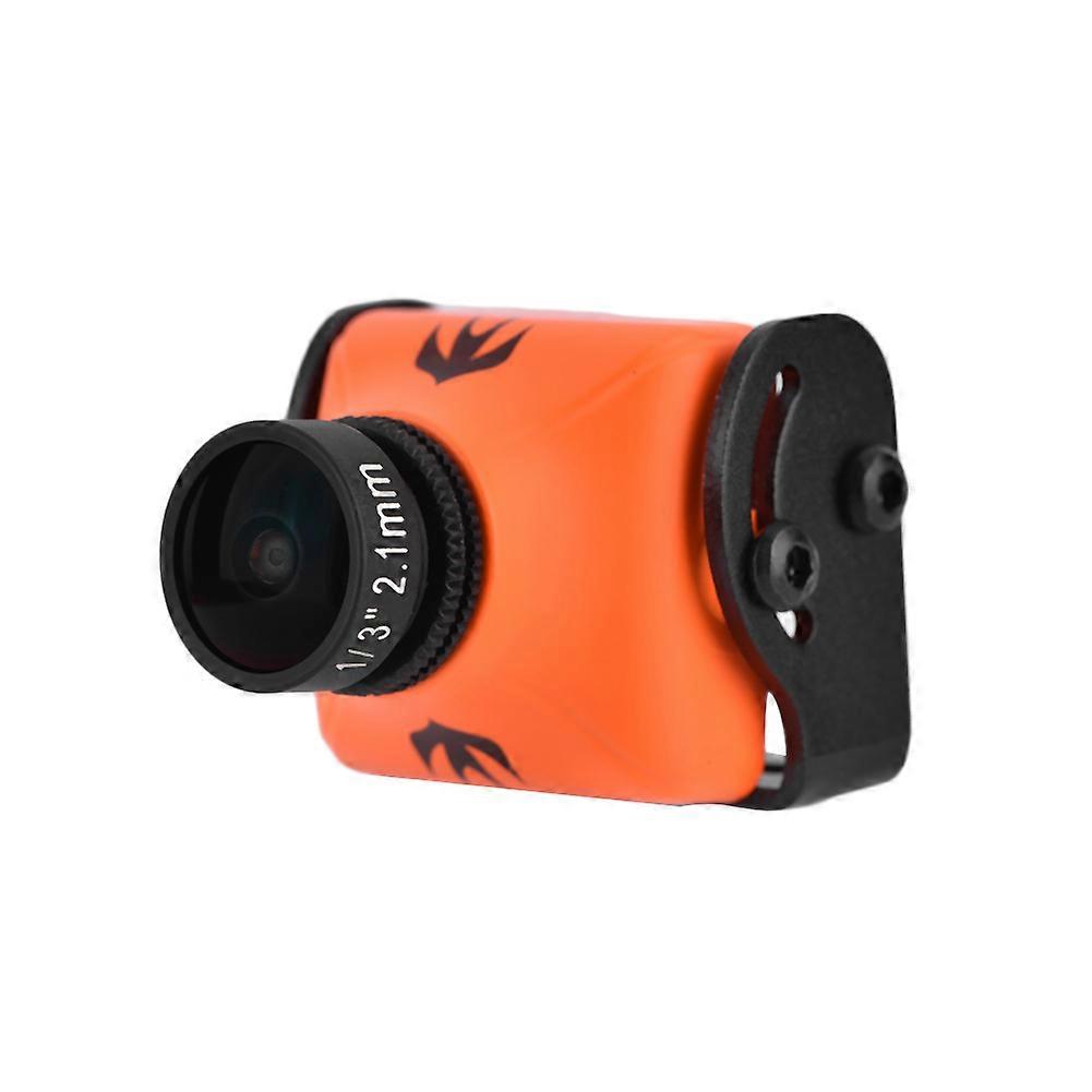 Mini FPV Quadcopter Drone 600TVL 0.01Lux 165° FOV Camera RC Accessory Orange 2.1mm