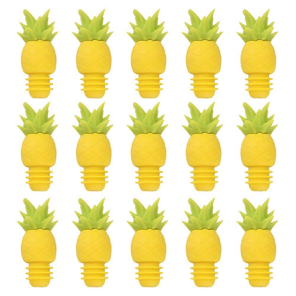 Pineapple Silicone Bottle Stopper, Reusable