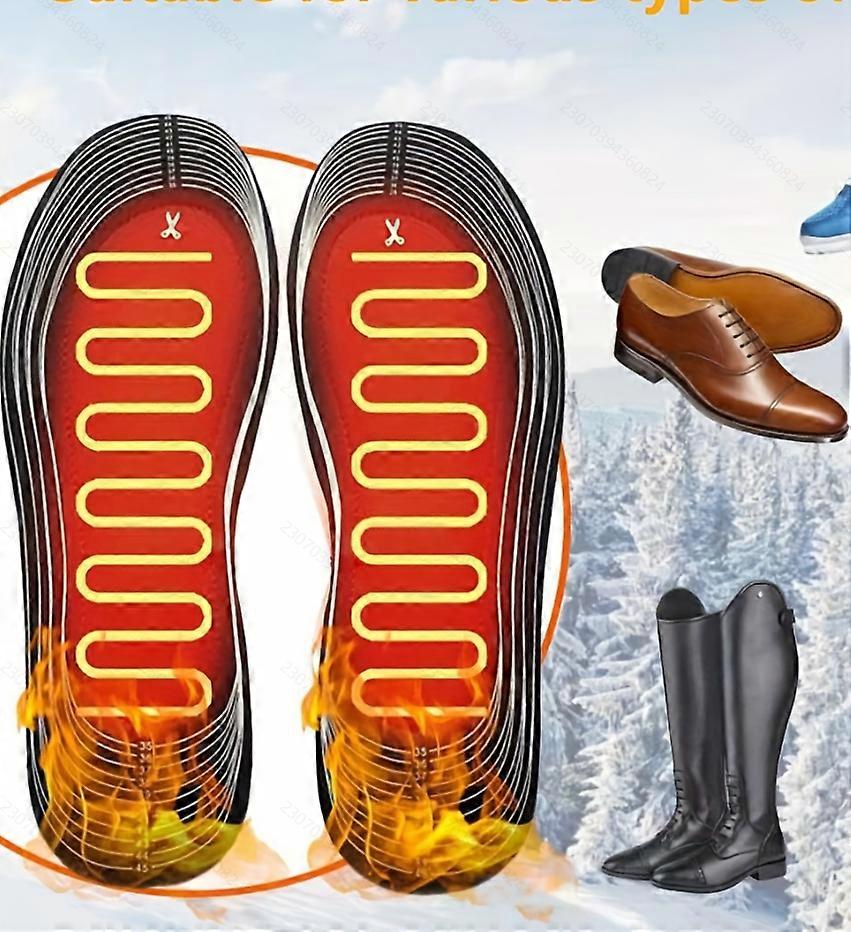 Heating Insoles Black: Fits All Sizes 35-45