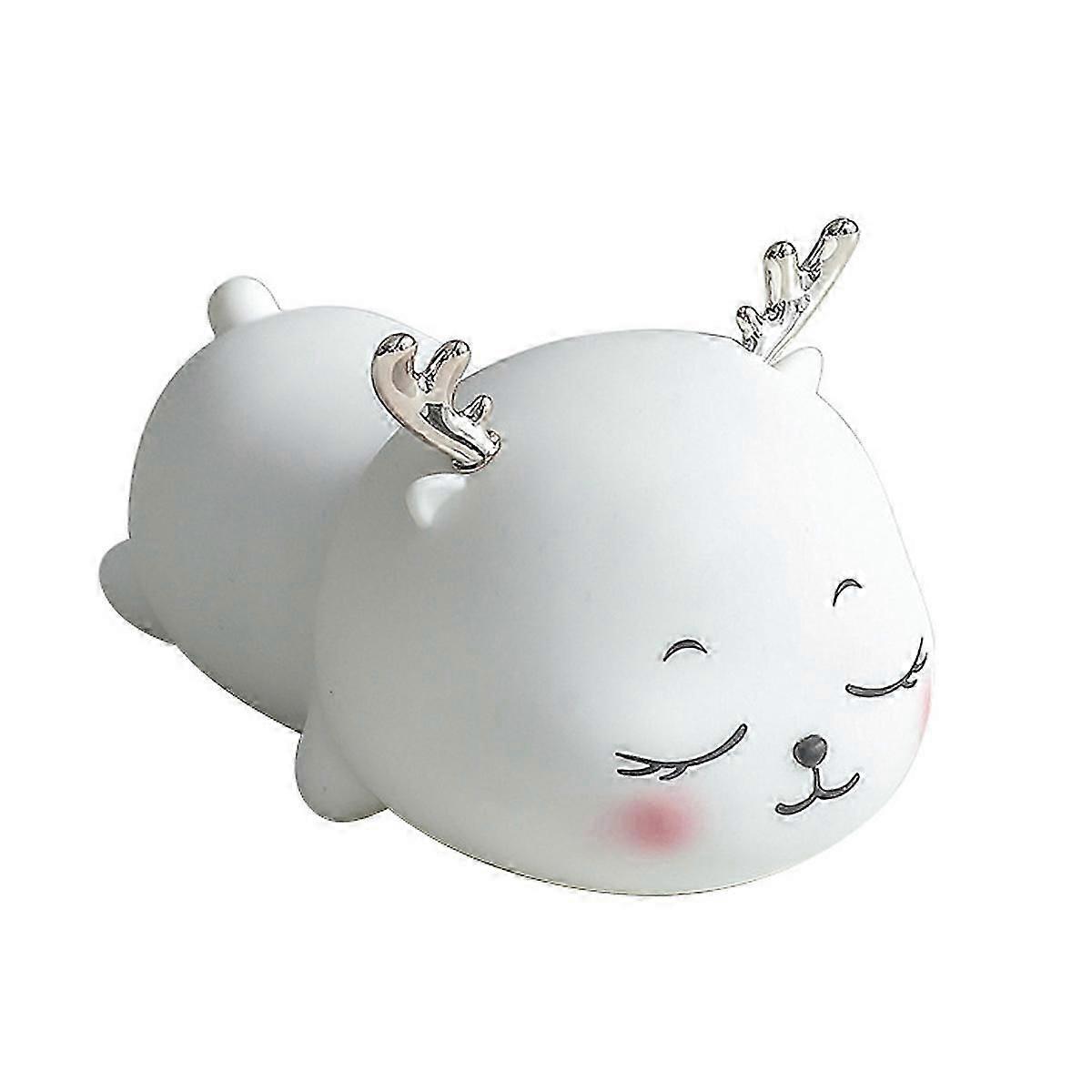 ضوء ليلي للأطفال ، ضوء ليلي غزال الحليب مع بطارية ، ديكور غرفة ، USB قابل لإعادة الشحن