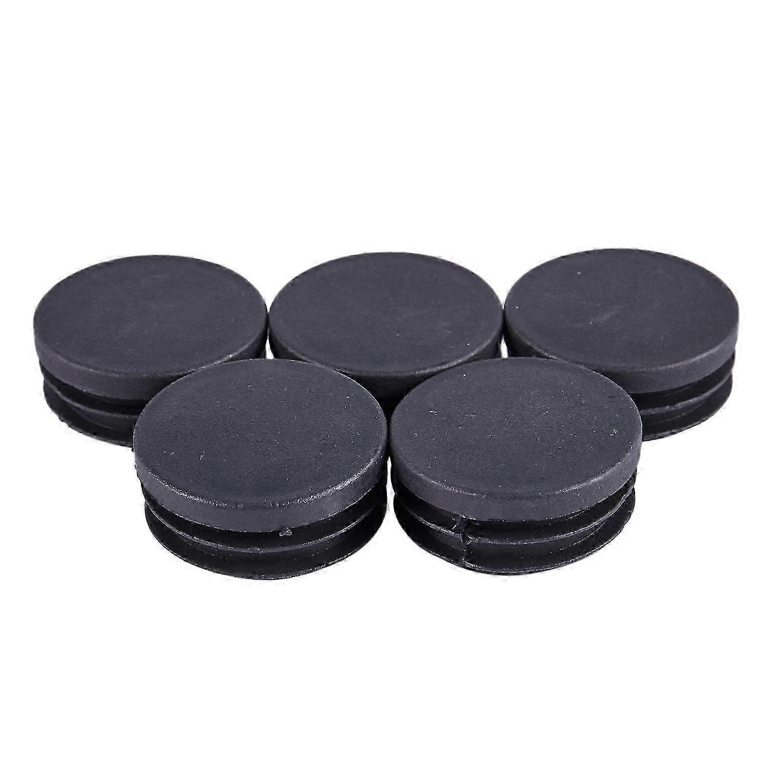 5 Pcs Plastic Covers for 40mm Round Tubing - Insert Caps