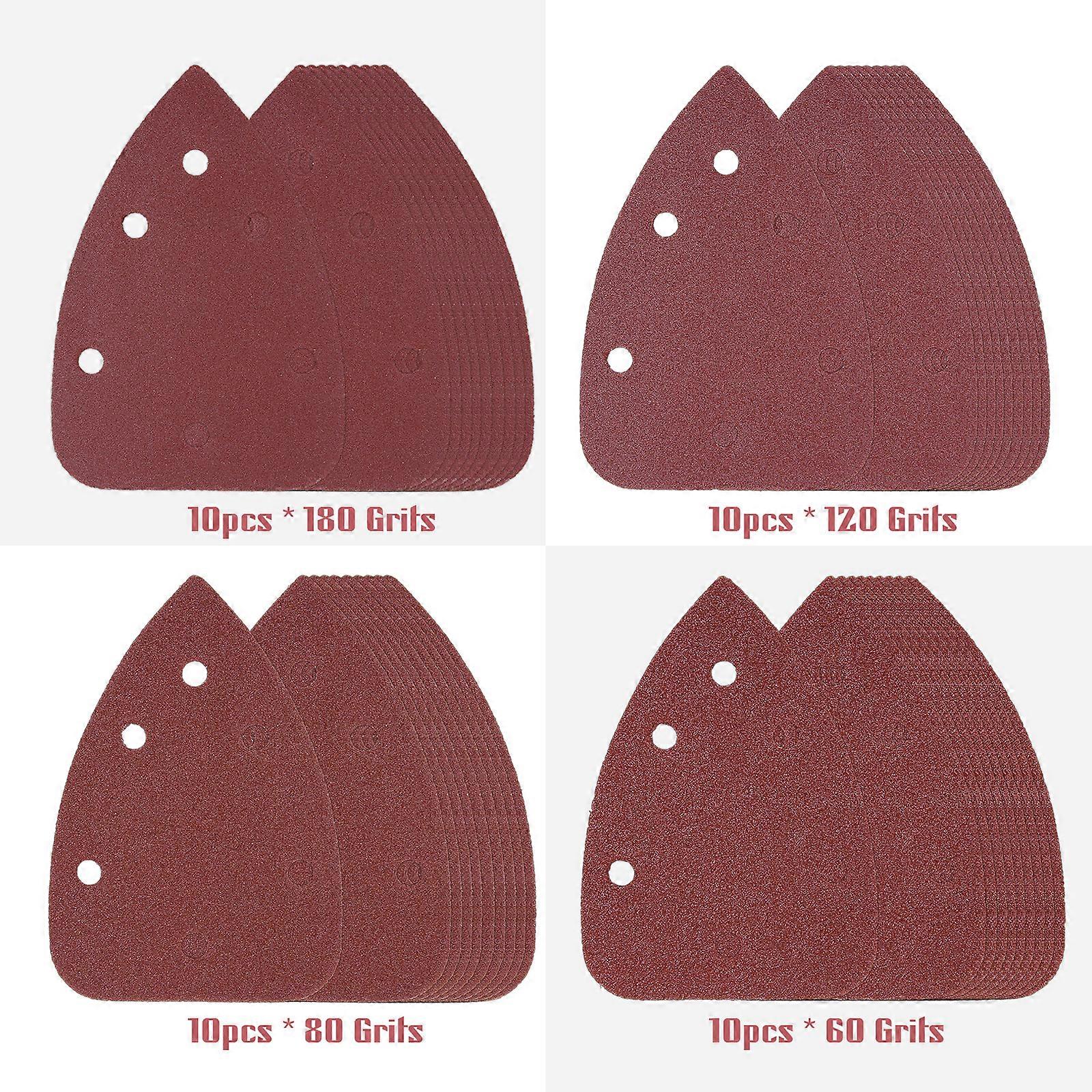 Detail Sanding Paper Kit Mouse Sandpaper 140*100mm 6Holes 40pcs