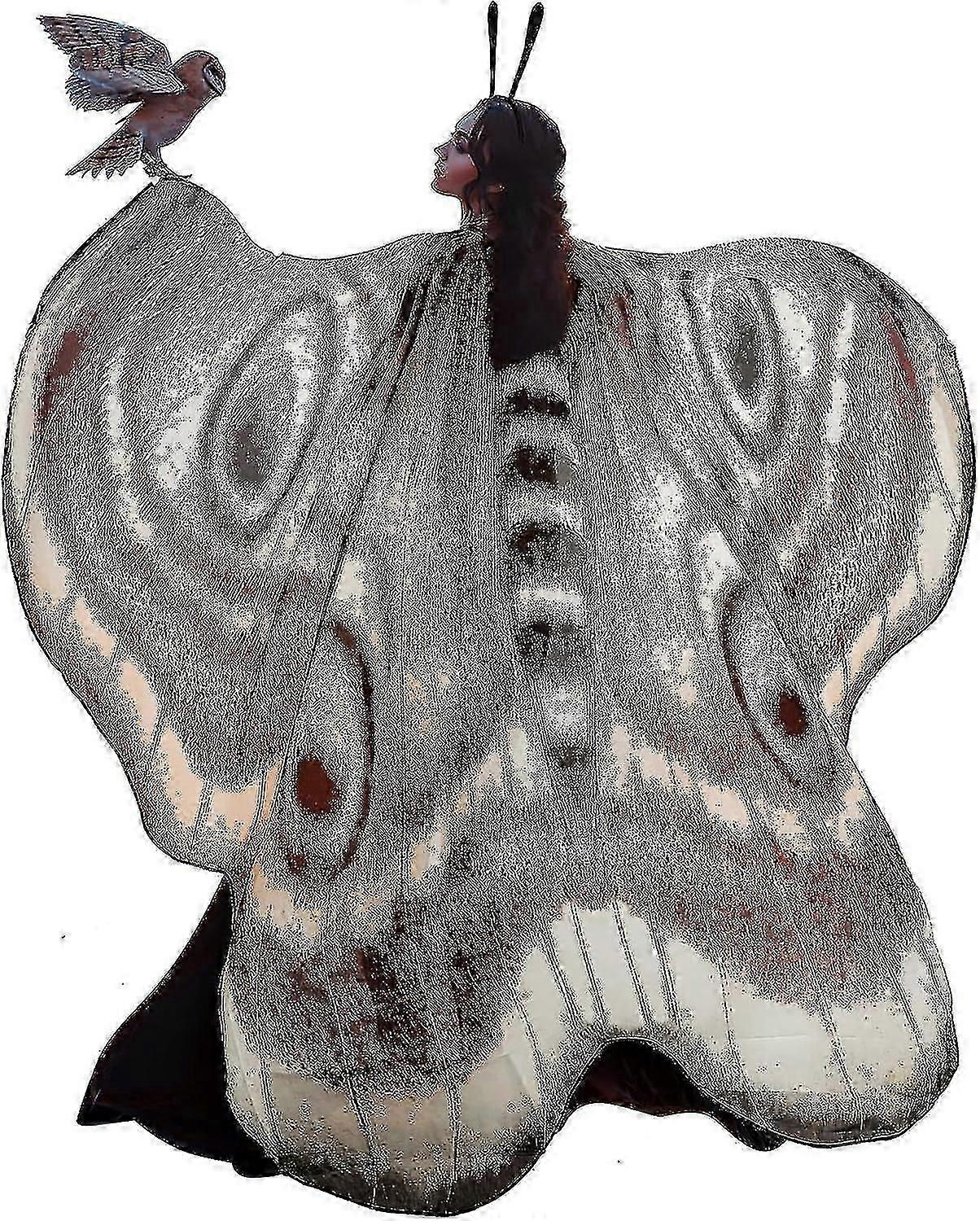 Bebetter 2 pcs ליל כל הקדושים כנפי פרפר צעיף פרפר כנפי עש שכמיית פרפר תחפושת ac