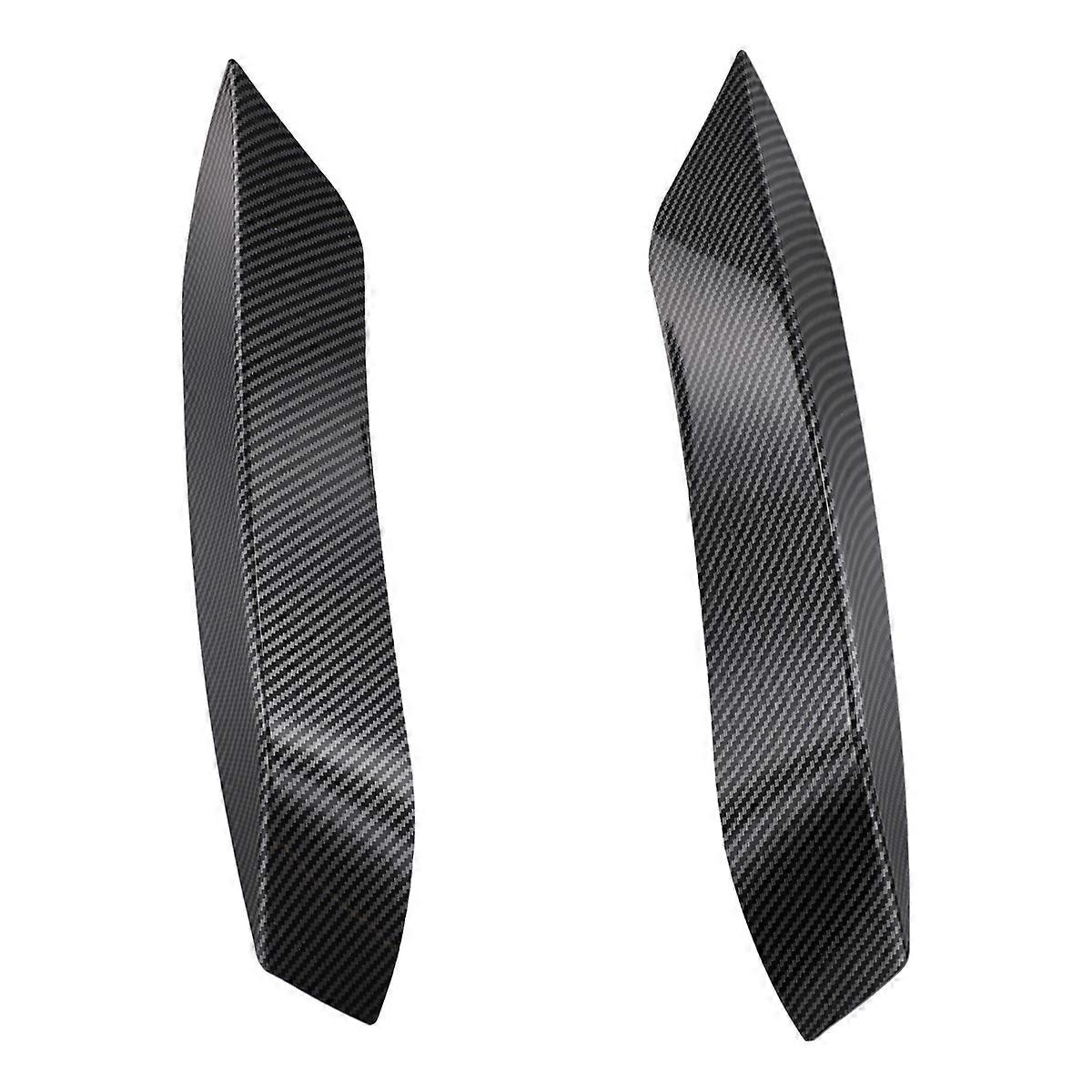 Car Front Bumper Side Splitter Spoiler Trim for F80 F81 M3 F82 F83 2014-2020 Carbon Fiber