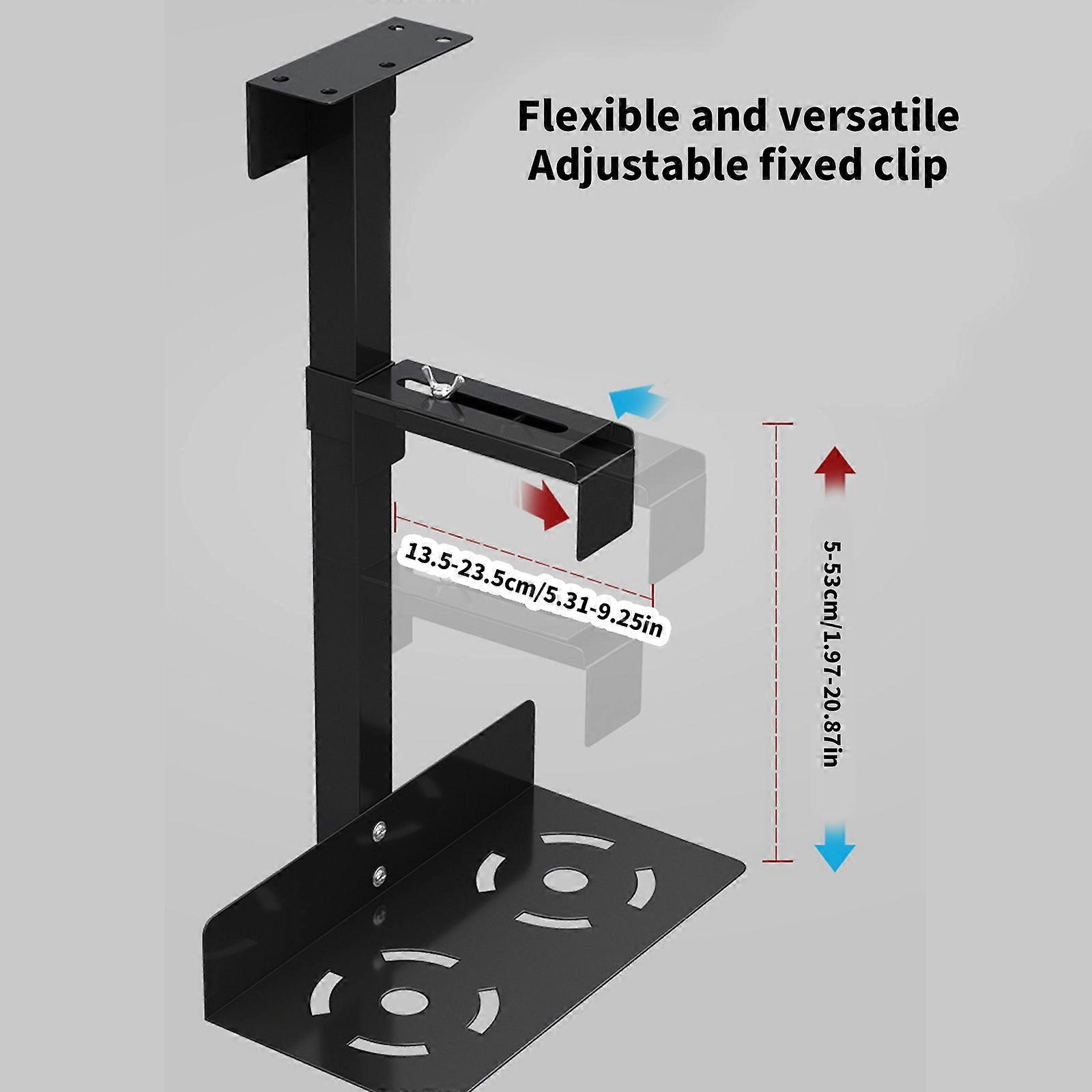 PC Case Holder Space Saving Hanging CPU Bracket For Offices And Homes With Easy Installation  White