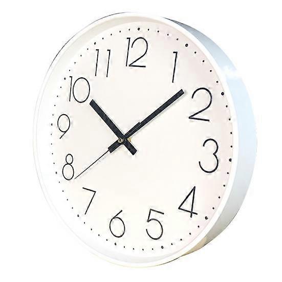 10 Inch Indoor Clock Noiseless Home Improvement Accurate Painted Pointer Wall Clock Home Decor