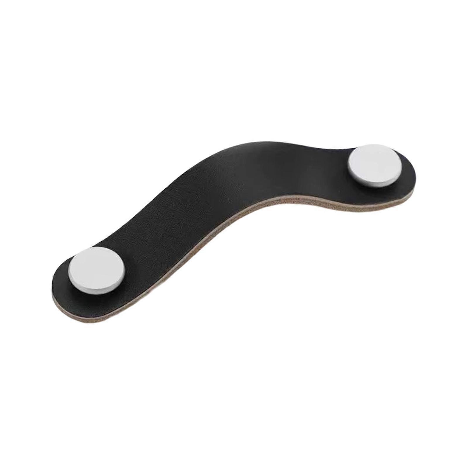 PU Leather Cabinet Knobs Pull Handle Dresser for Bathroom Cupboard Bookshelf