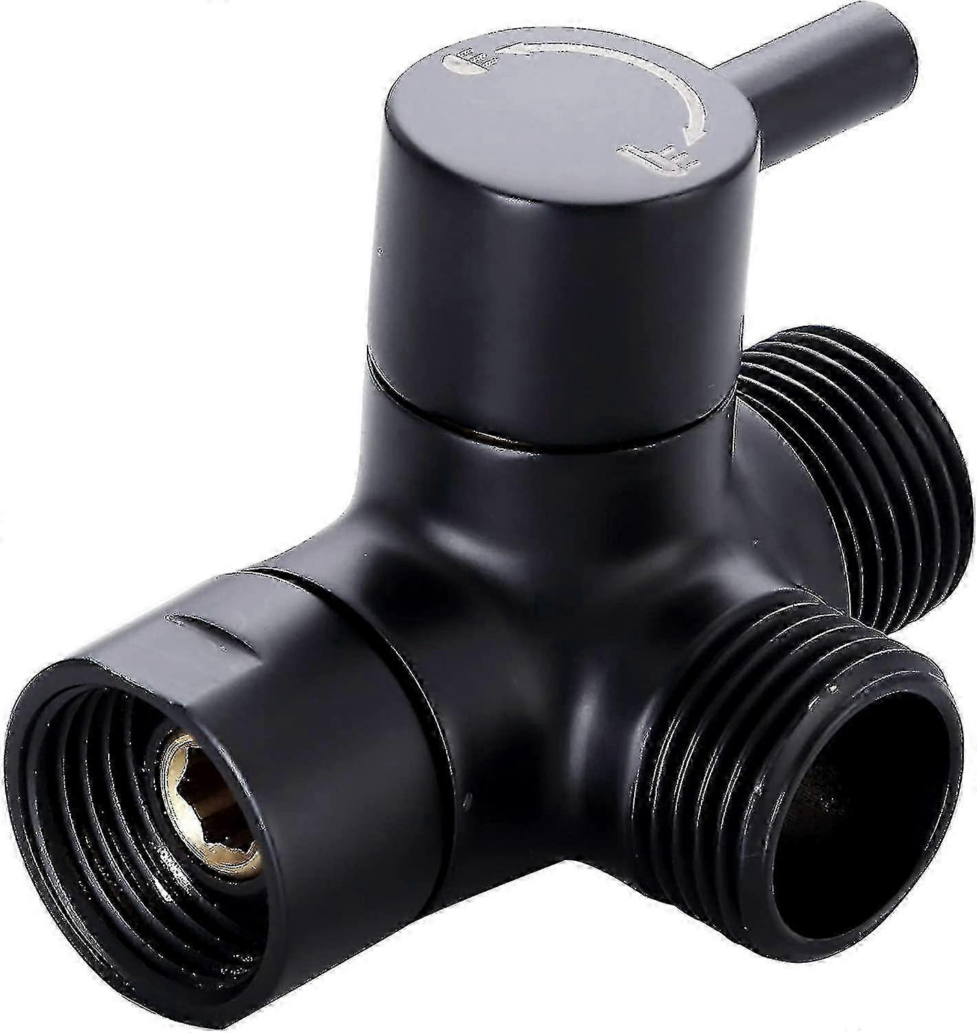 Universal 3-Way Shower Diverter Valve for Handheld and Fixed Shower Heads - G1/2 Thread