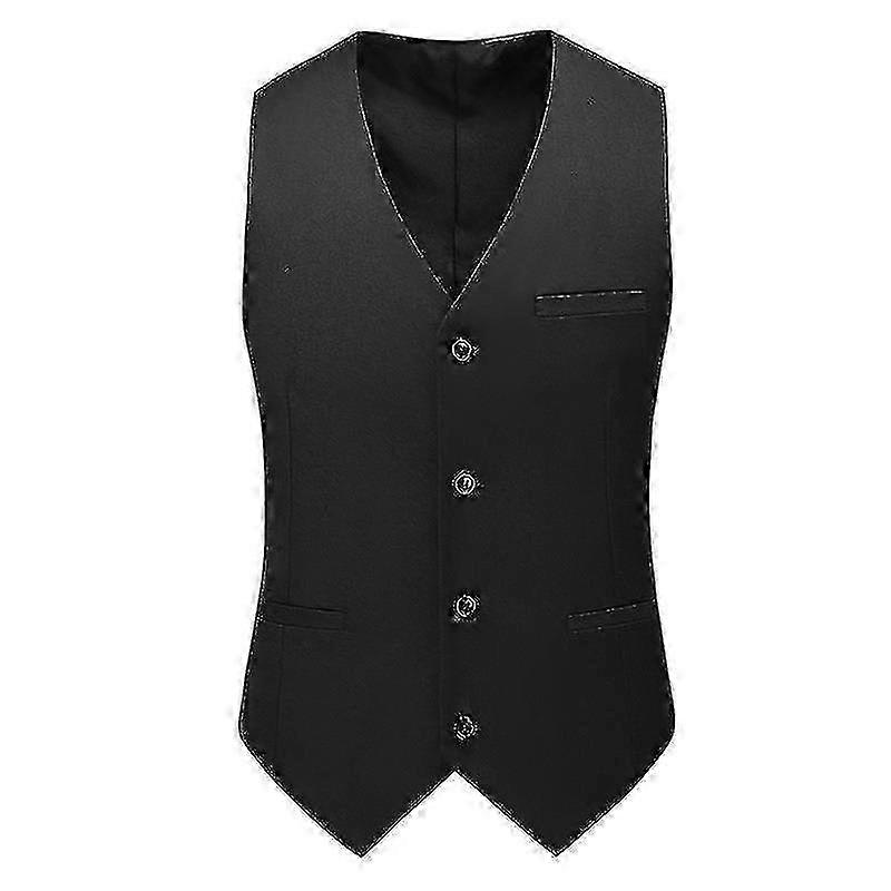 Regular Fit Herren Business Anzug Weste mit Smoking Weste TA