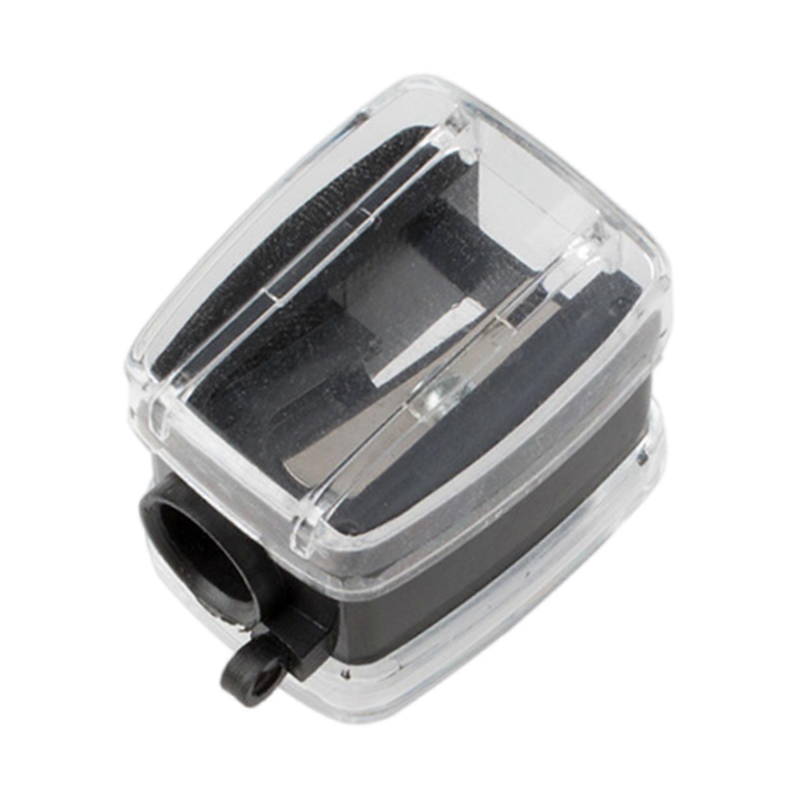 Makeup Pencil Sharpener with Washing Brush Single Hole Cosmetic Pencil Sharpener For Eyeliner Lip Liner Eyebrow Pencils