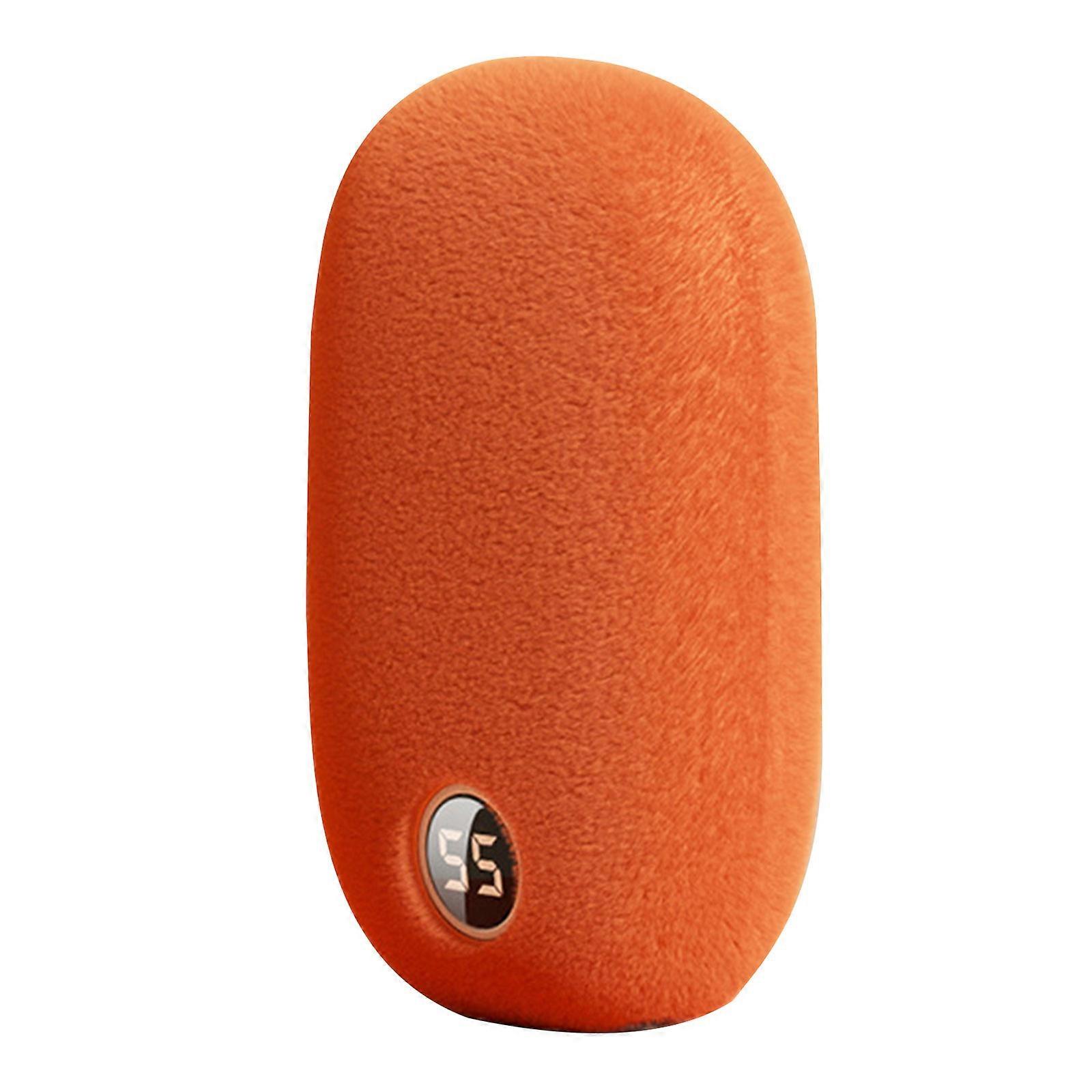 Compact USB Hand Warmer and Power Banks Stay Warm and Powered Up All Day Great for Outdoor Enthusiasts and Office Use Warm Orange