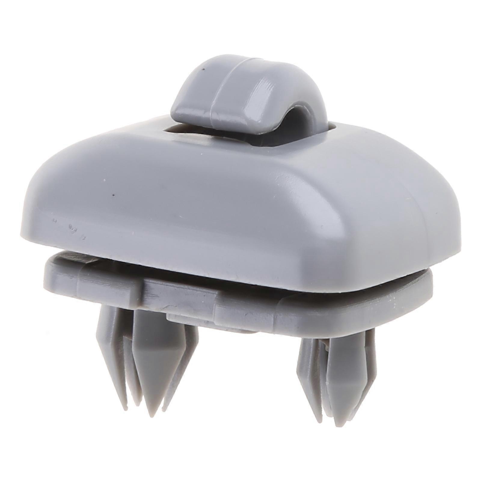 Plastic for Sun Visor Clip Hook Holder Compatible for  A1 A3 A4 A5 A6 Q7 Q3 Q5 A4L A6L 2013-2015 8U0857562 8E0857562  Gray