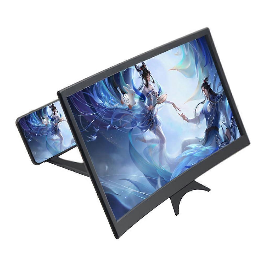 12/14 inch L6 Curved Screen Mobile Phone Screen Amplifier High-Definition Video Magnifying Glass