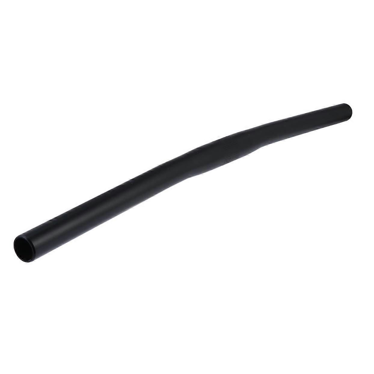 Bicycle Straight Handle 31.8mm Riser Bar Carbon Fiber Aluminum Alloy Flat Handlebar for Mountain Bikes Black