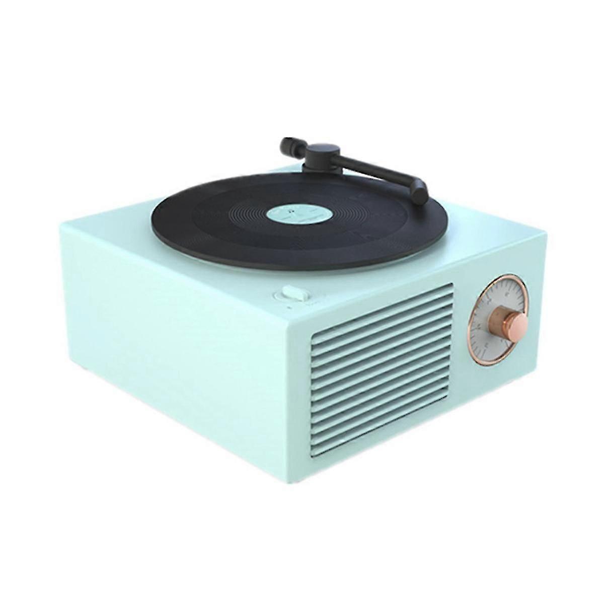 Bluetooth Turntable Speaker with Vintage Design