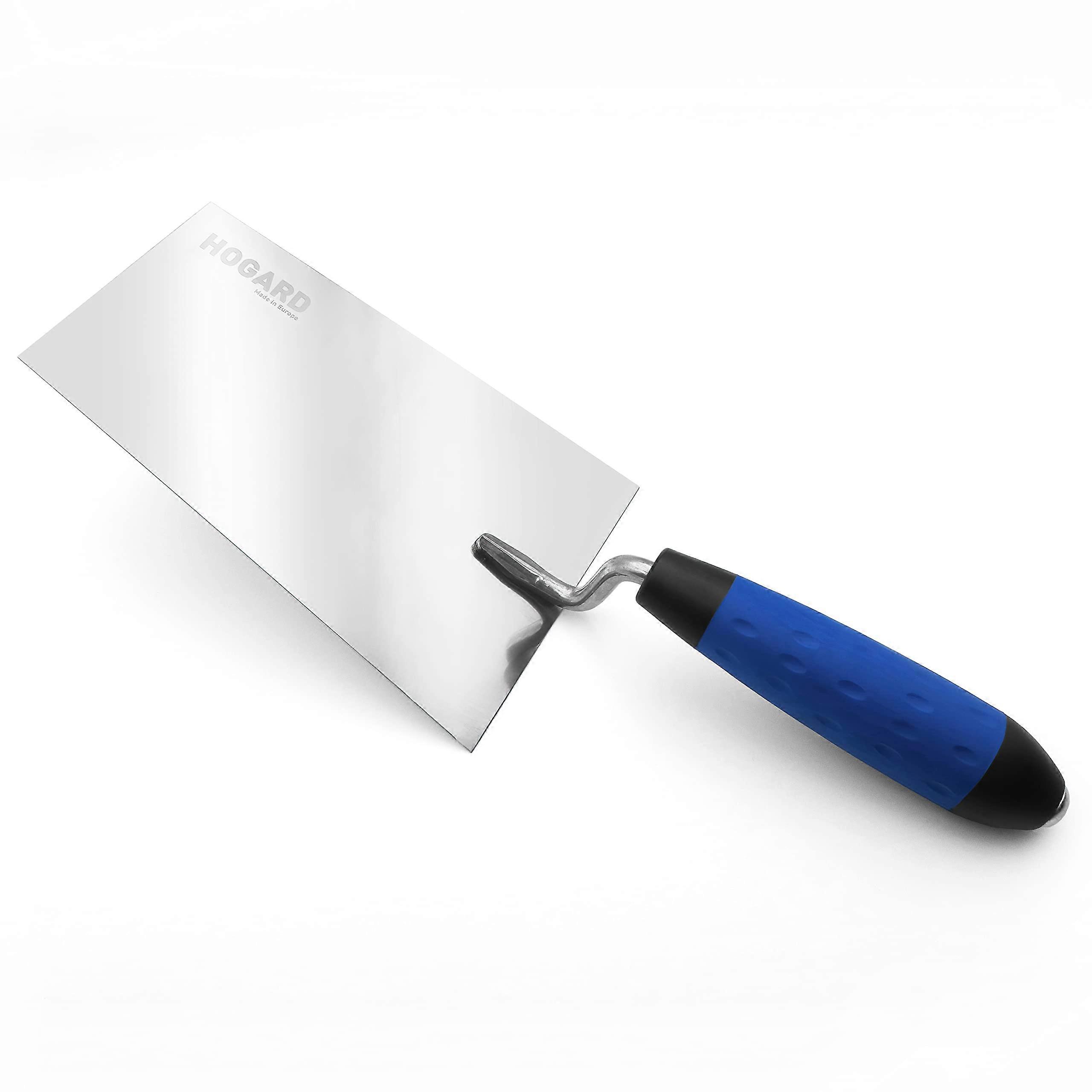 7' Margin Trowel Premium | Made of Stainless Steel | Flat Masonry Hand Trowel Tool with Soft Grip Handle | The Bucket Trowel Concrete Tool.